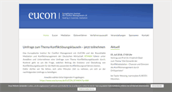 Desktop Screenshot of eucon-institut.de
